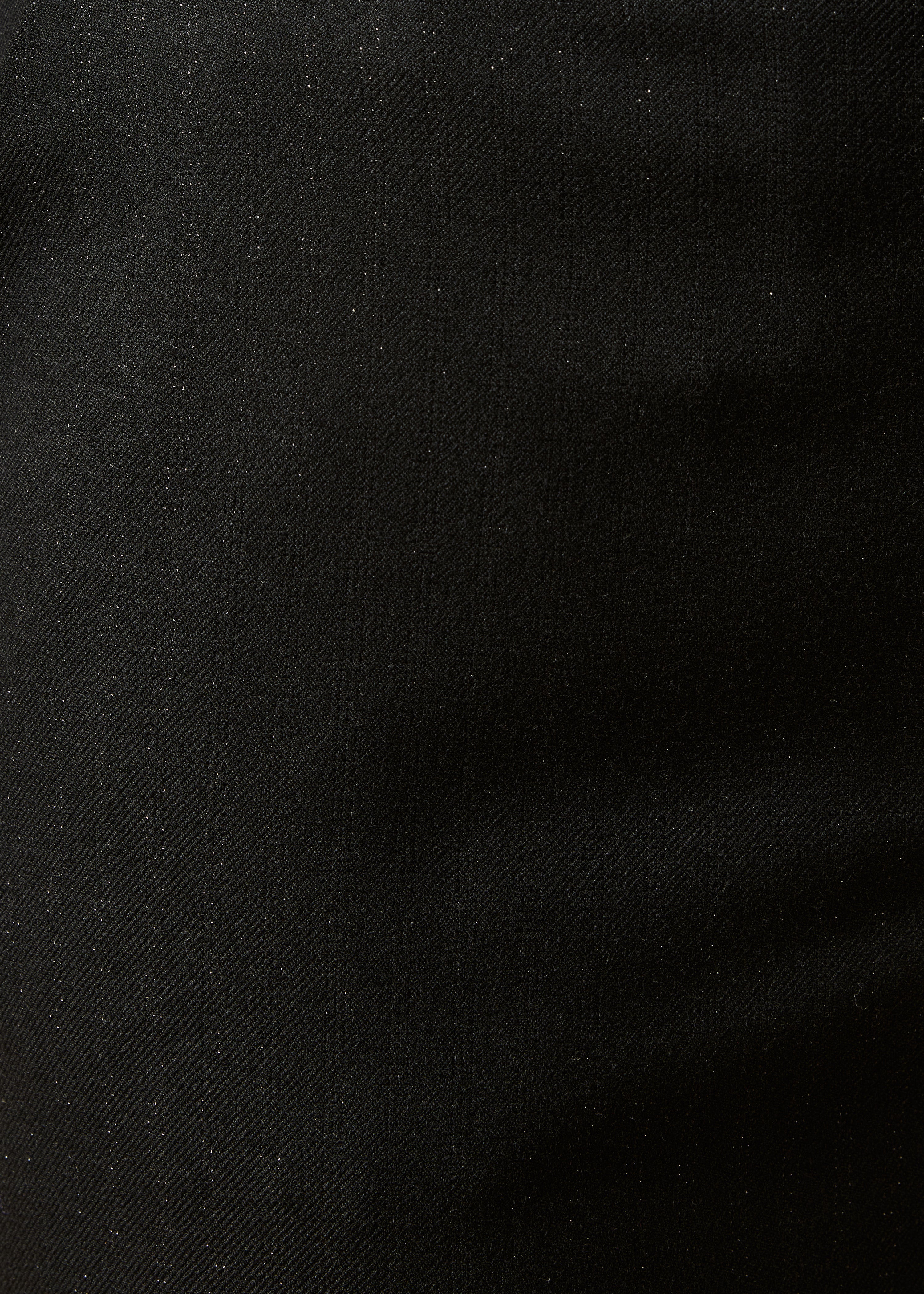 Pantalon droit noir taille haute à rayures
