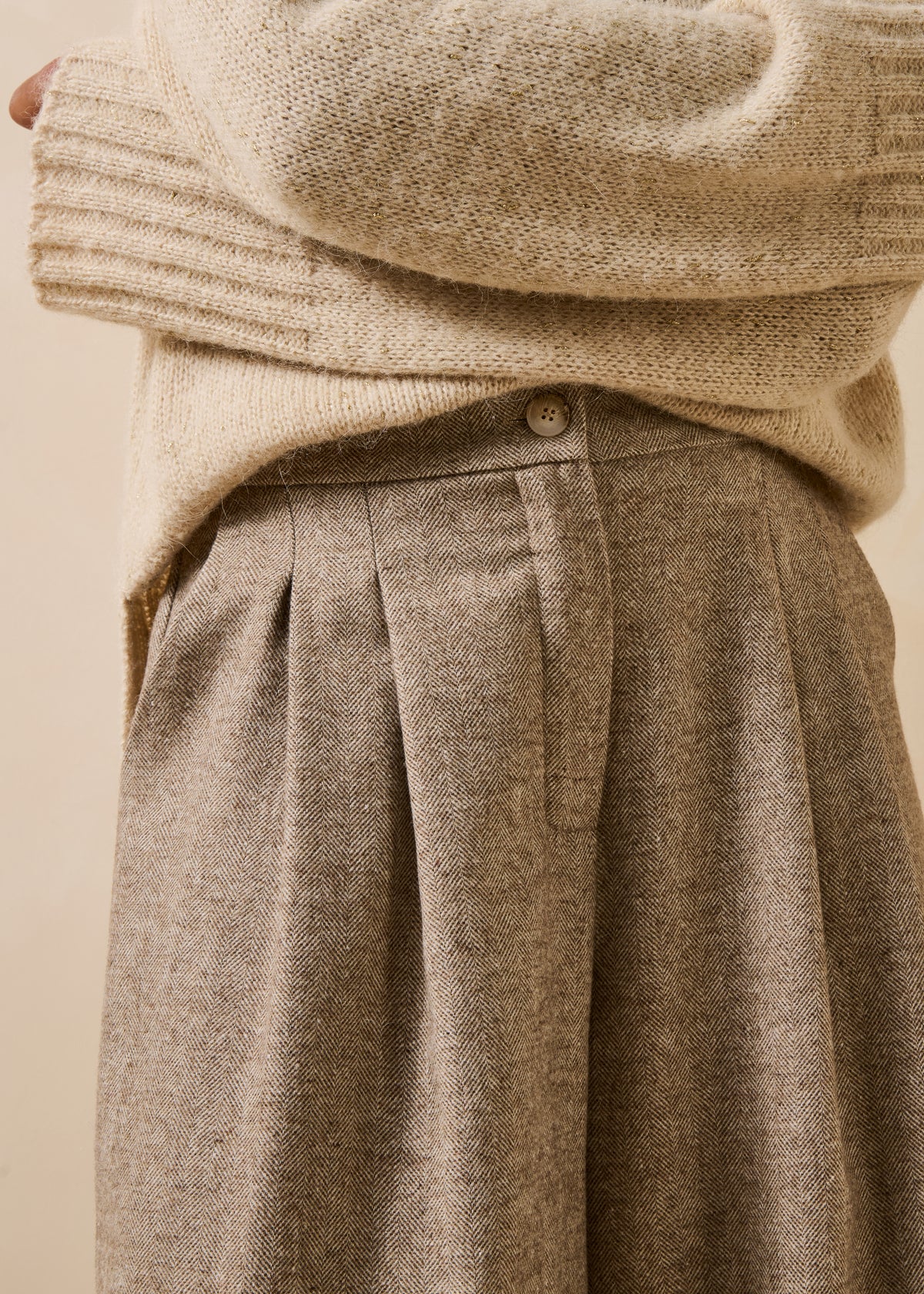 Pantaloni beige - Ezur