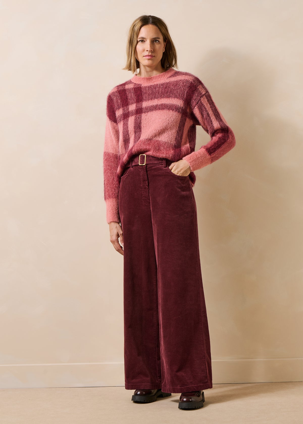 Pantalon bordeaux - Globus