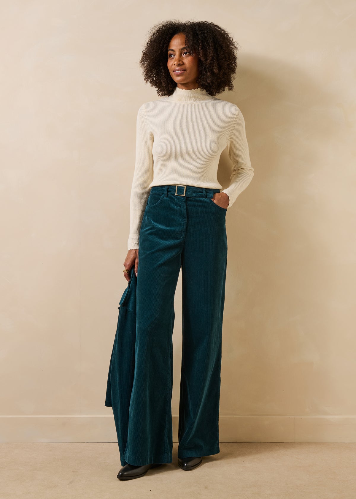 Pantaloni blu petrolio - Globus