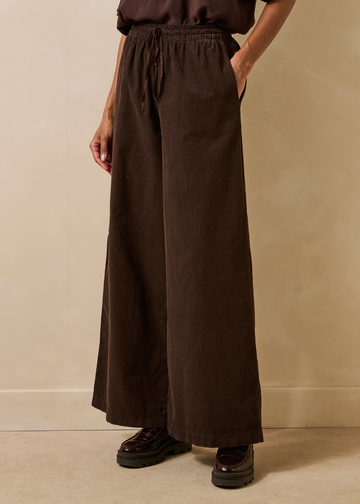 Pantalón marrón - Goisron
