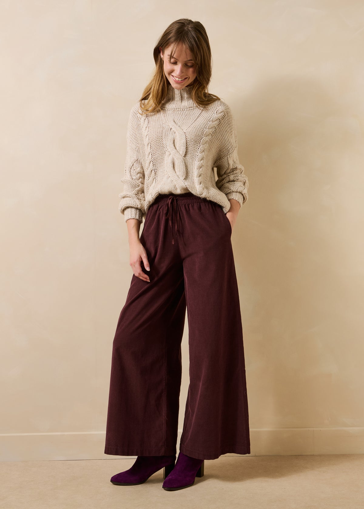 Pantaloni bordeaux - Goisron