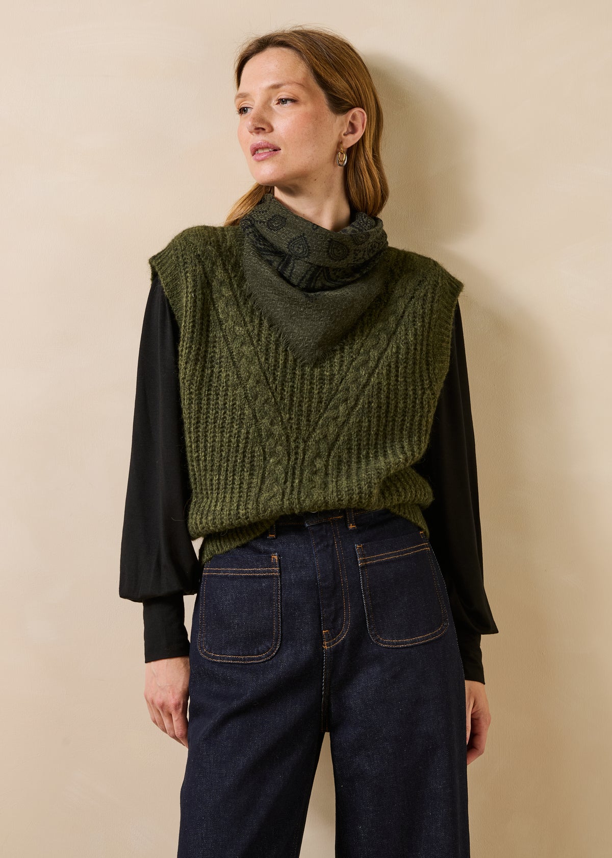 Pull kaki - Gabina