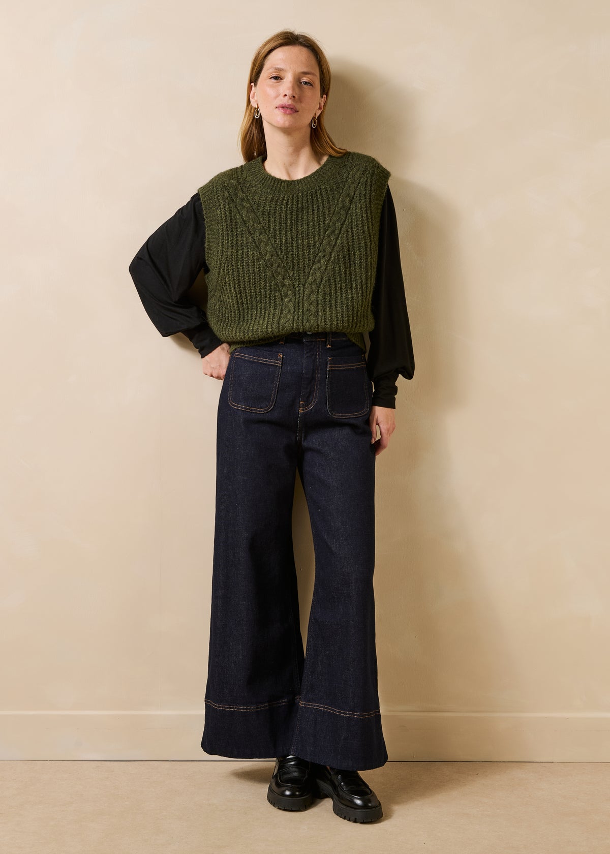 Pull kaki - Gabina