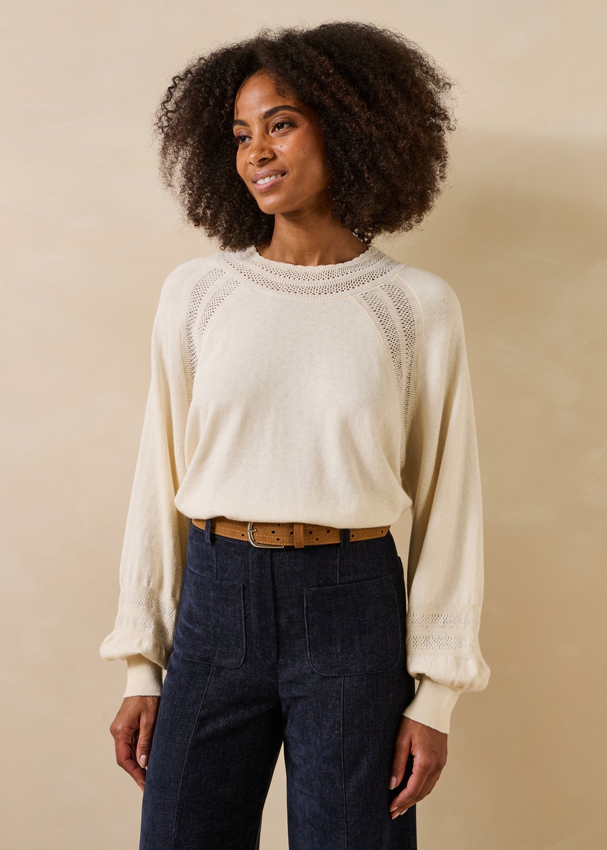 Ecru sweater - Gaston