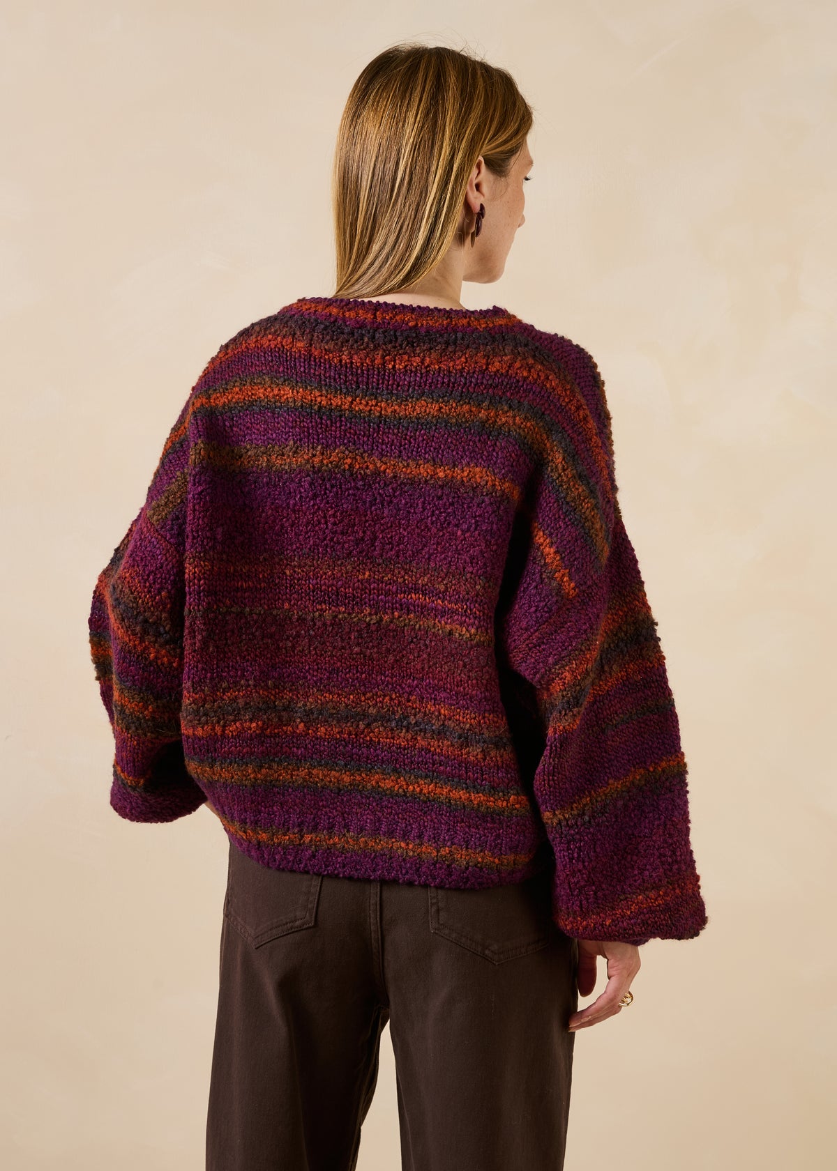 Pull bordeaux - Gebi