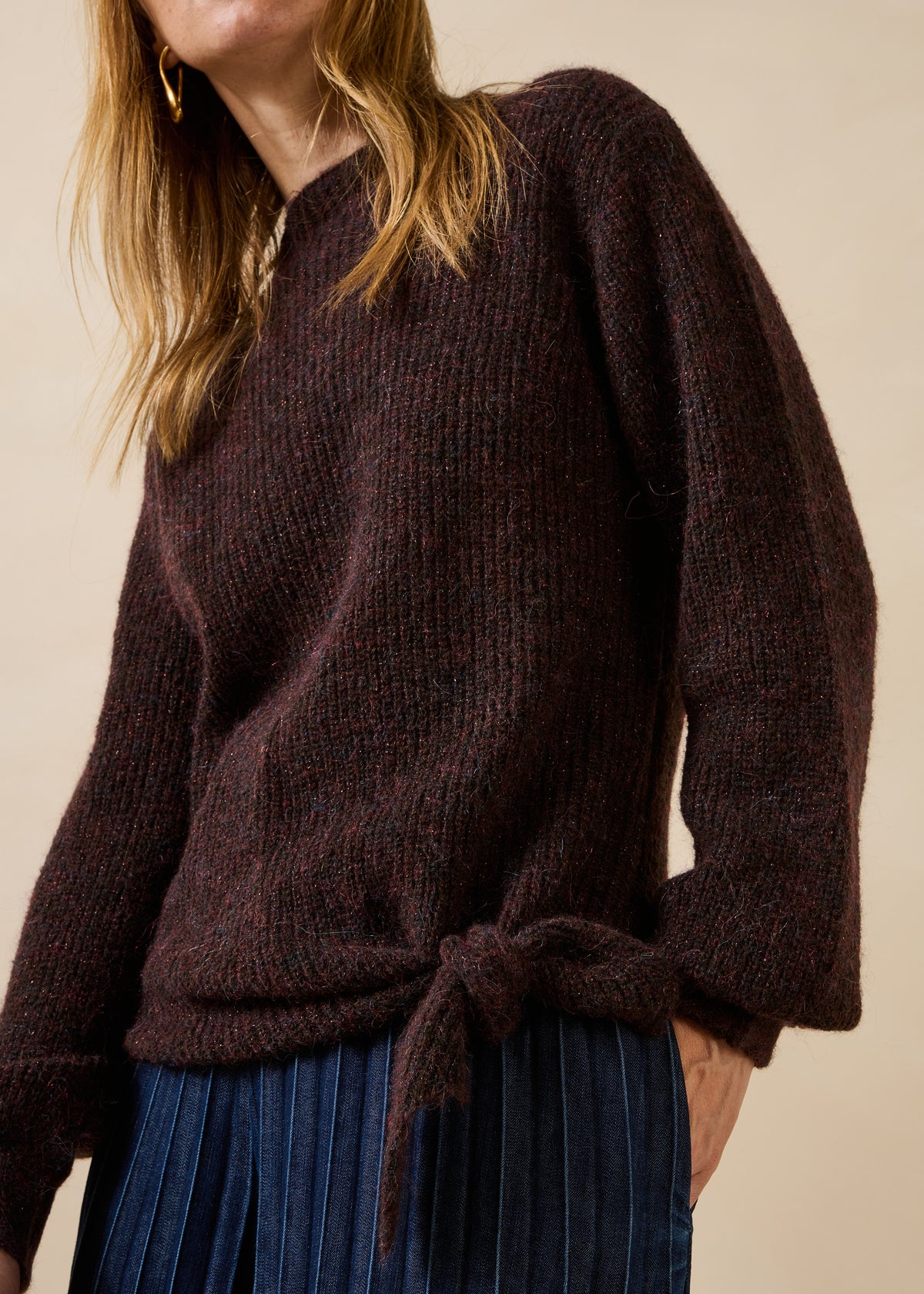 Pull marron - Gecanno