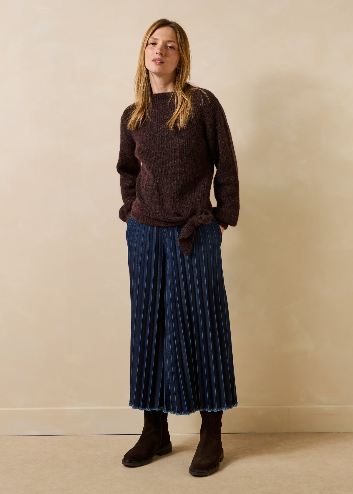 Pull marron - Gecanno