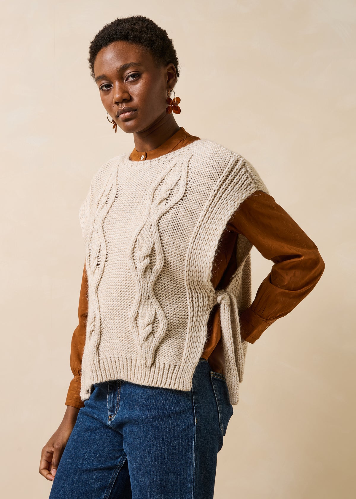 Pull beige - Genri