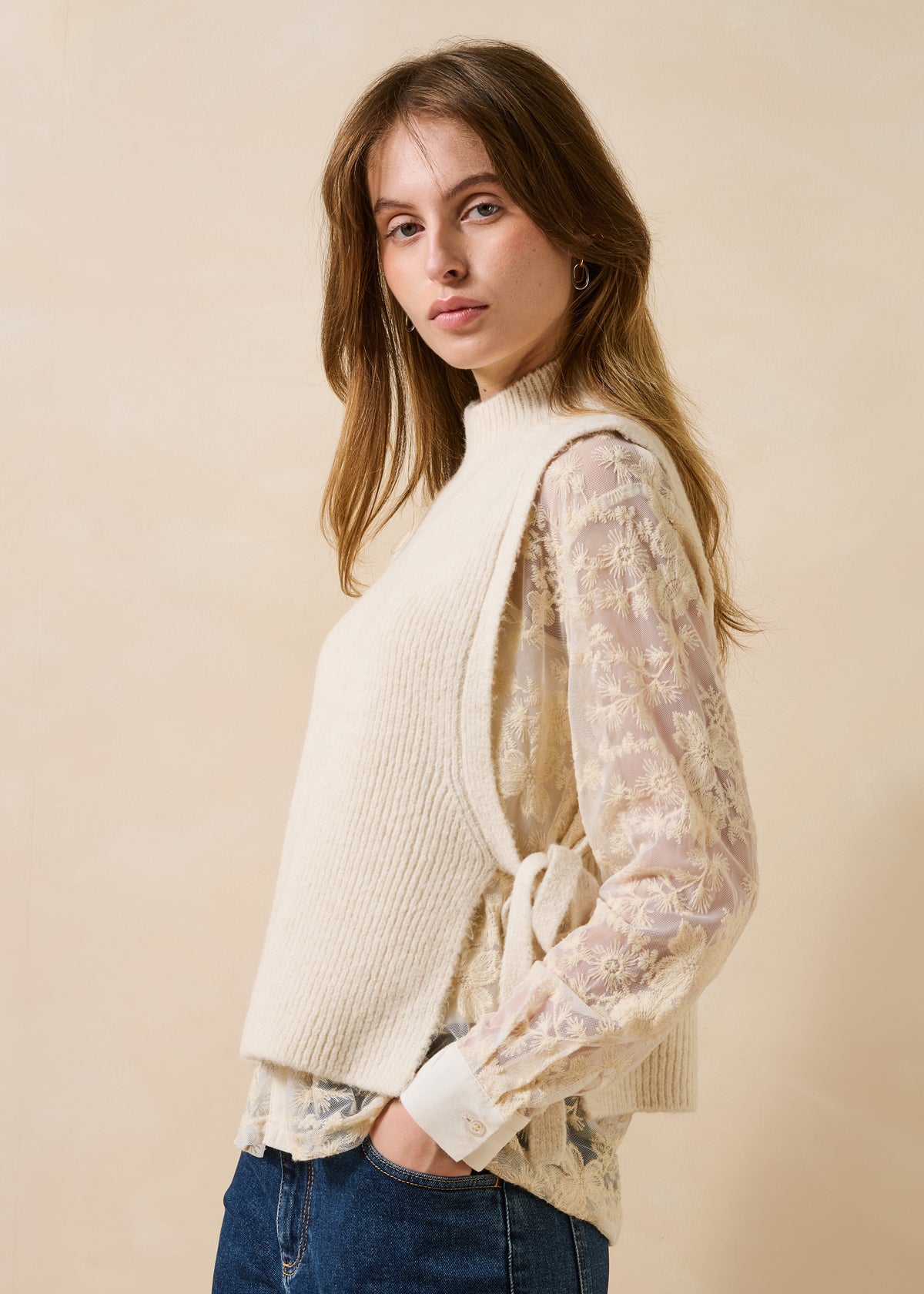 Pullover ecru - Gildas