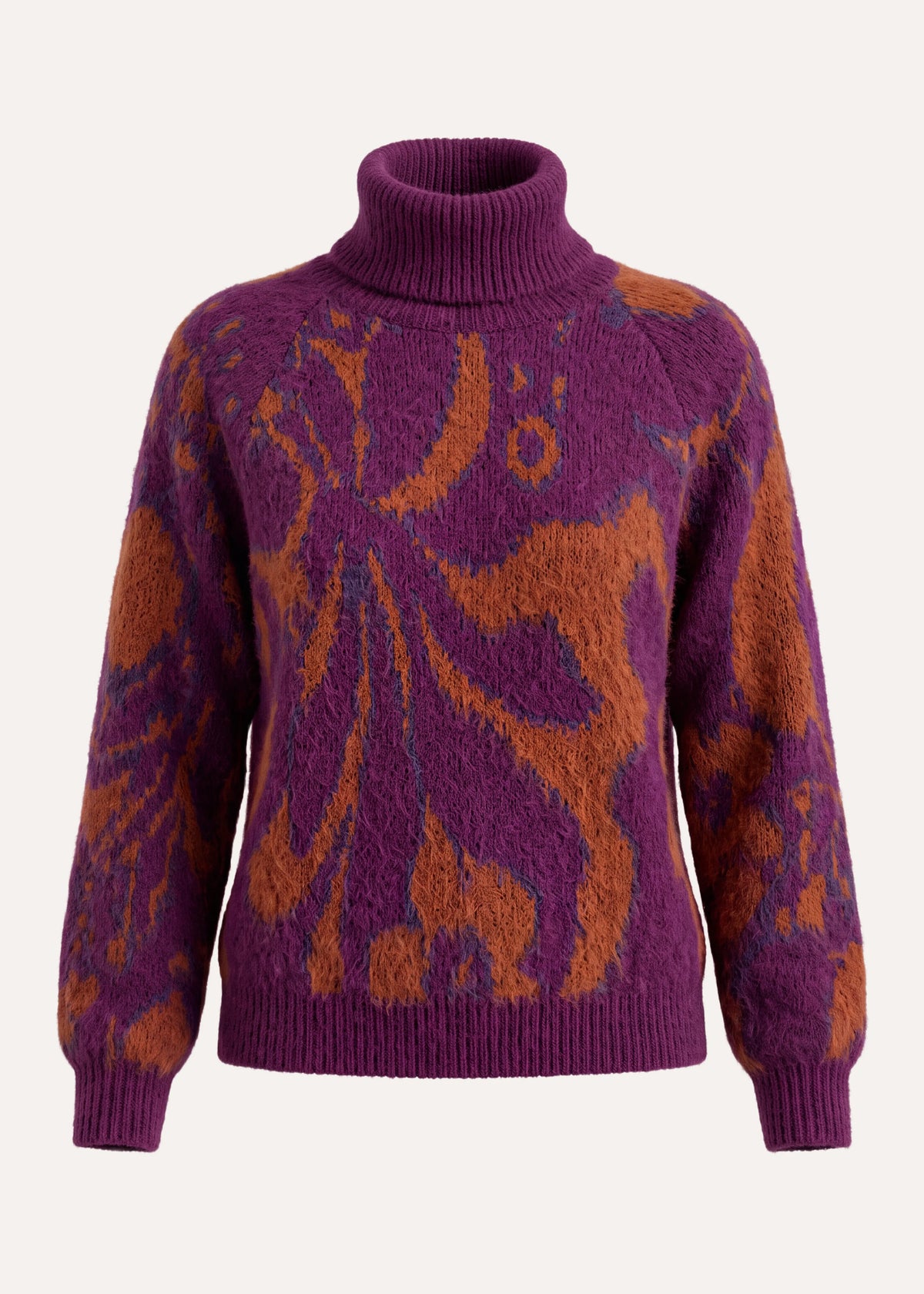 Pull violet et orange - Giovana