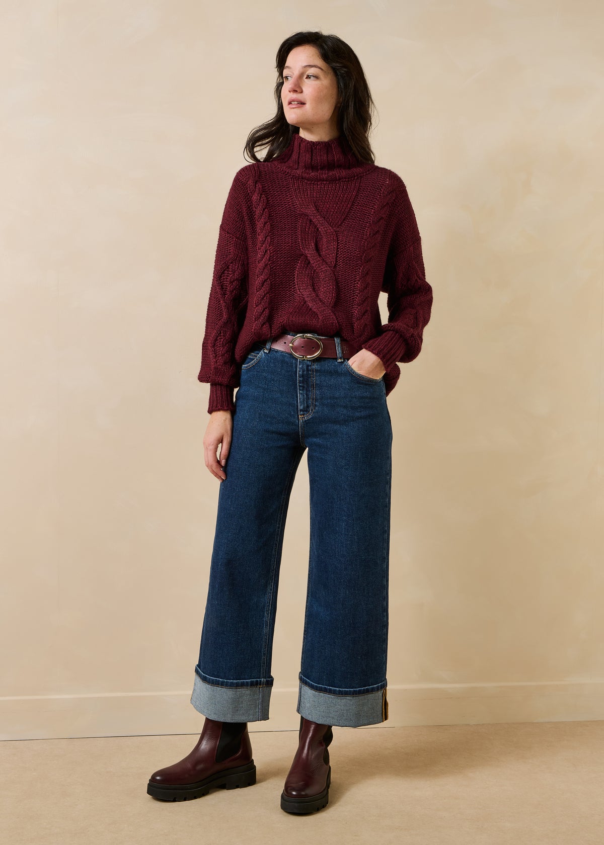 Pull bordeaux - Grissi
