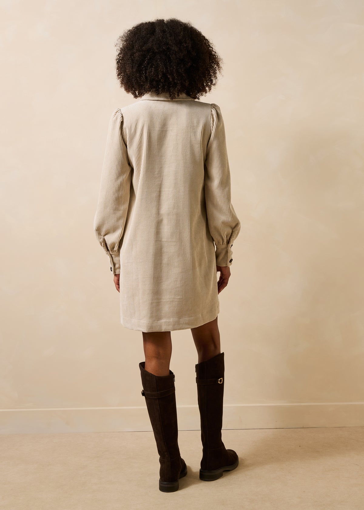 Vestido beige - Gamine