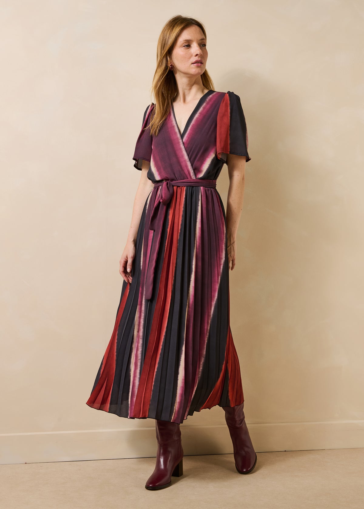 Robe violet et rouge - Giara