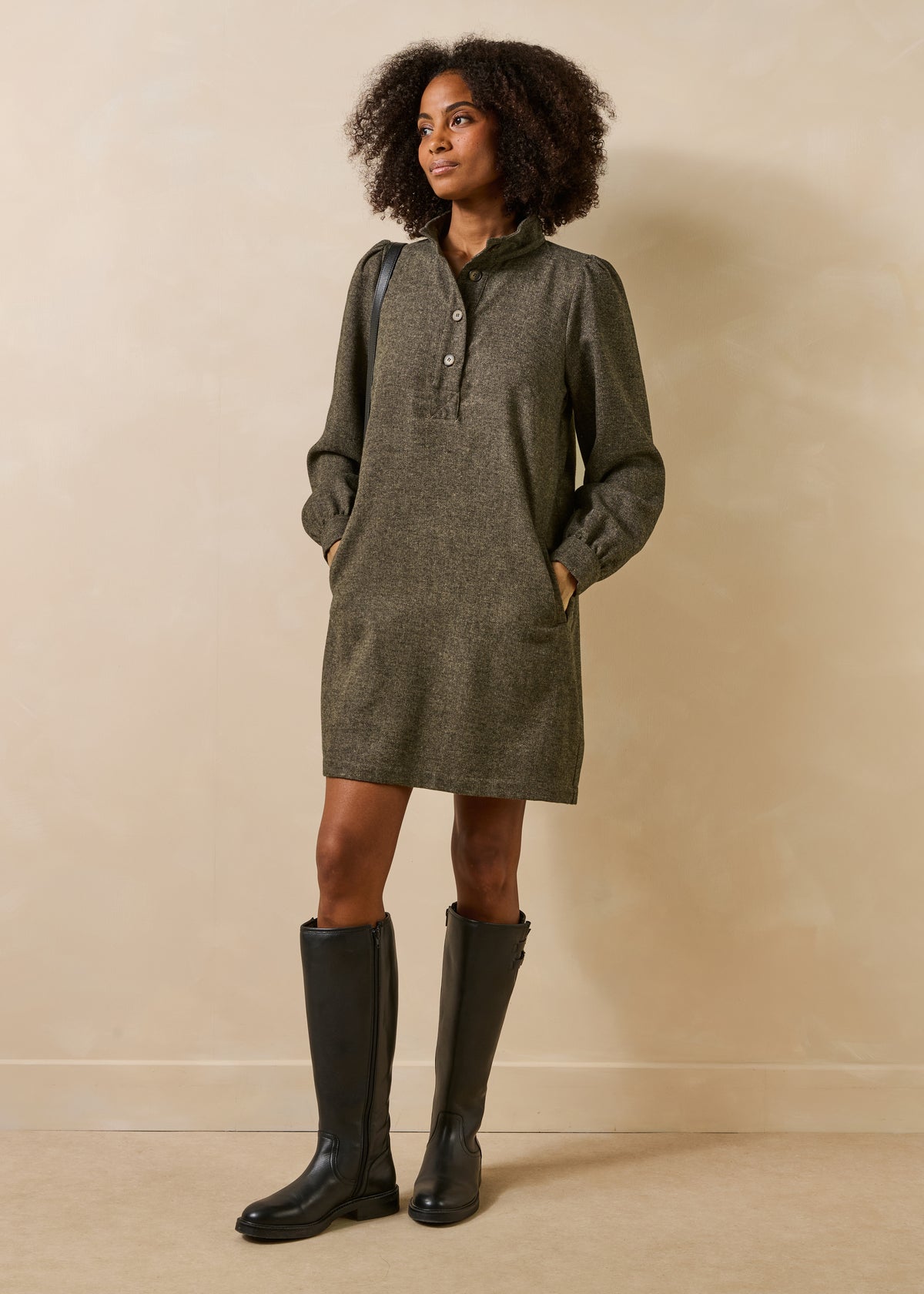 Vestido castanho - Gong