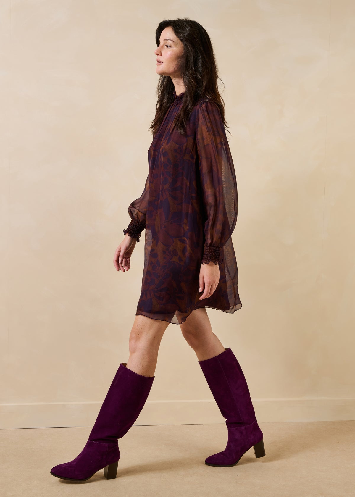 Robe violette - Graziel