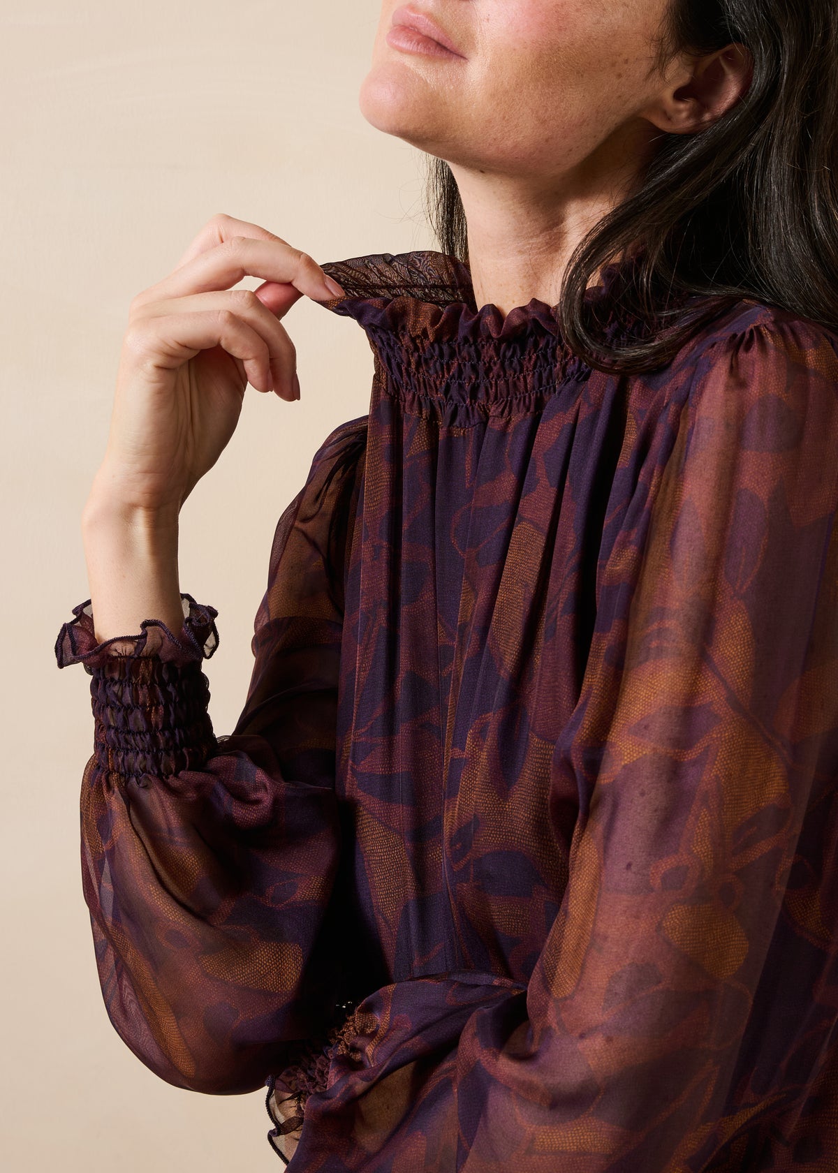 Robe violette - Graziel
