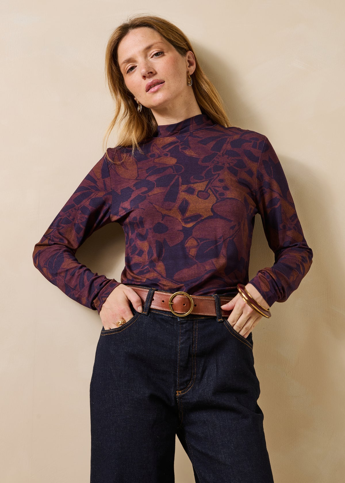 T-shirt violet - Covola