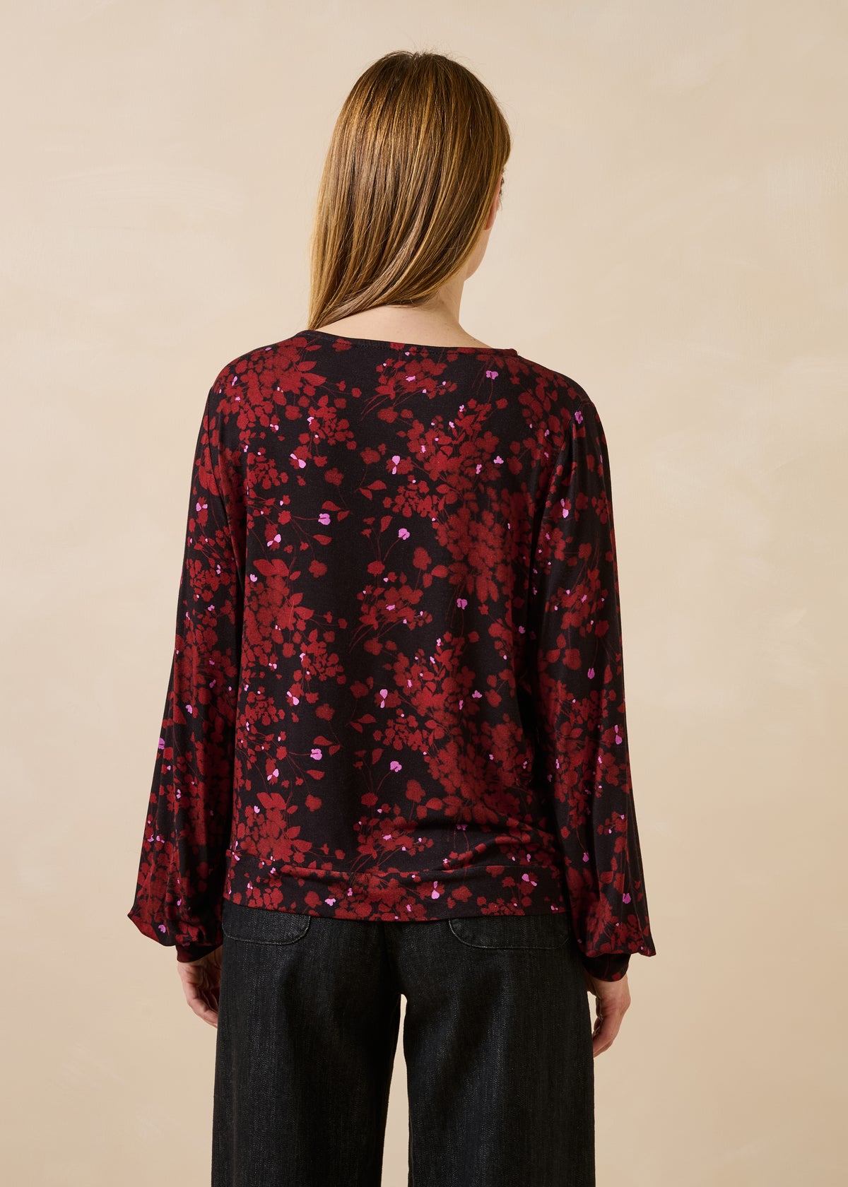 T-shirt bordeaux et noir - Gexpa