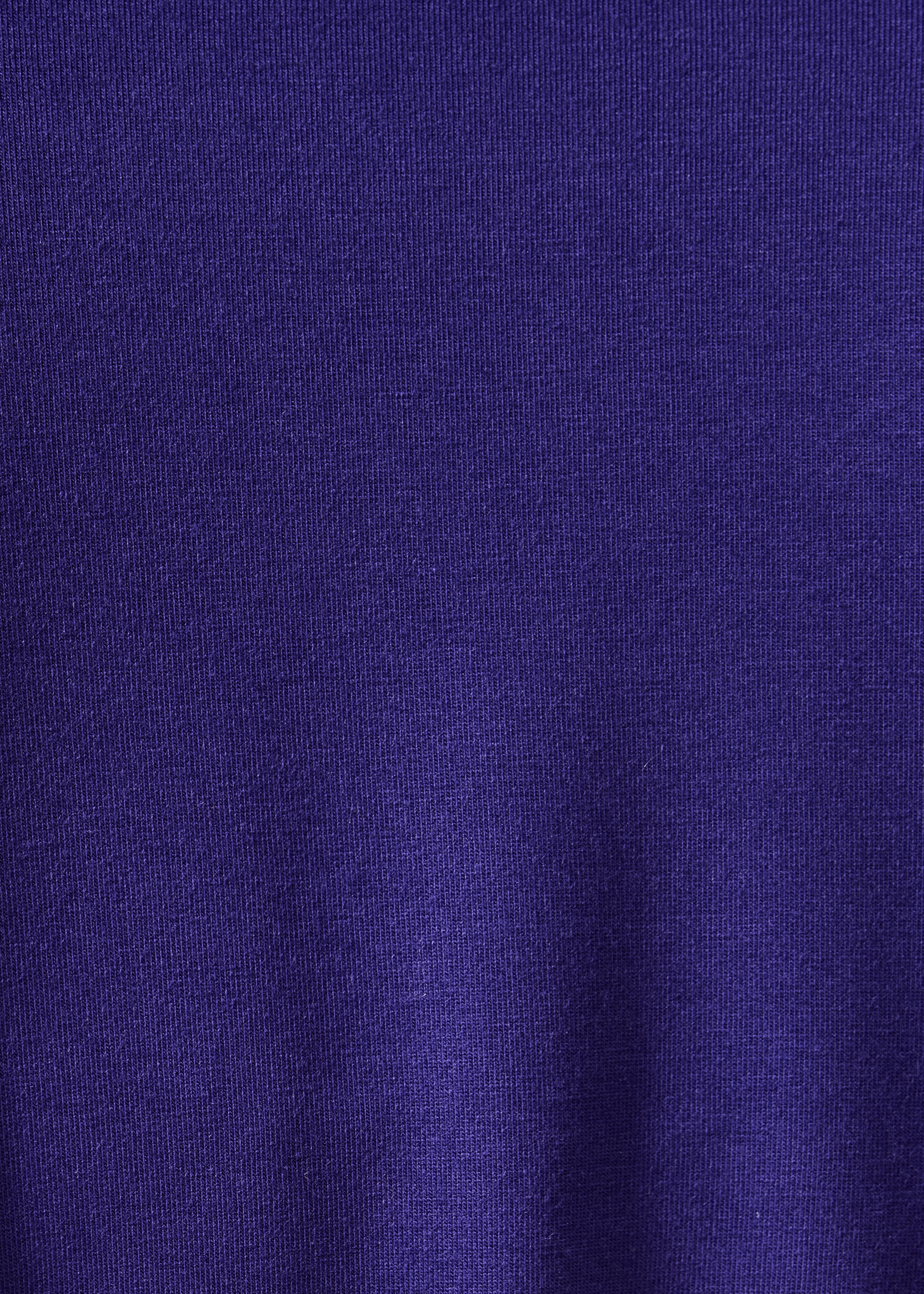 T-shirt oversize a maniche lunghe viola in modal