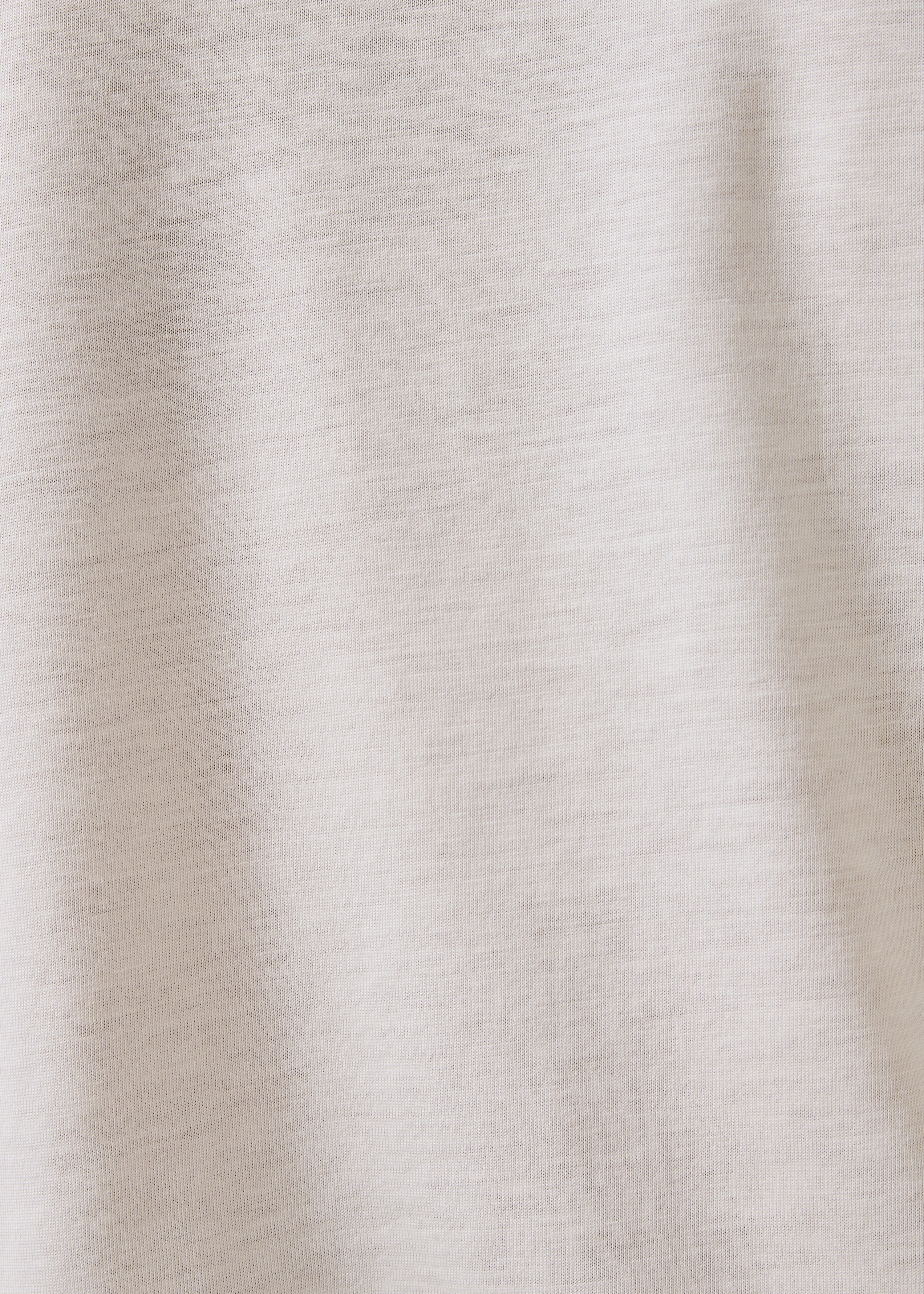 Langärmeliges T-Shirt aus weißem Lyocell