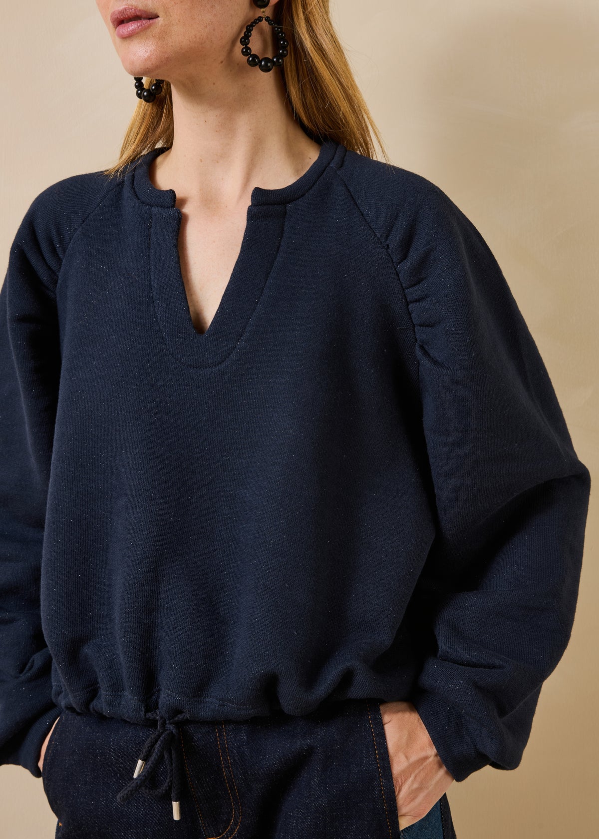 Sweatshirt bleu marine - Grifon