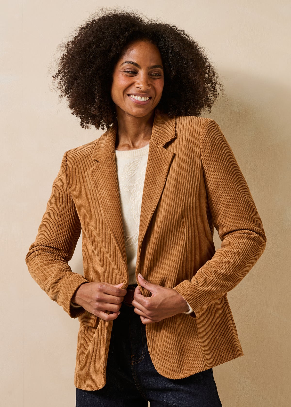 Chaqueta camel - Galina