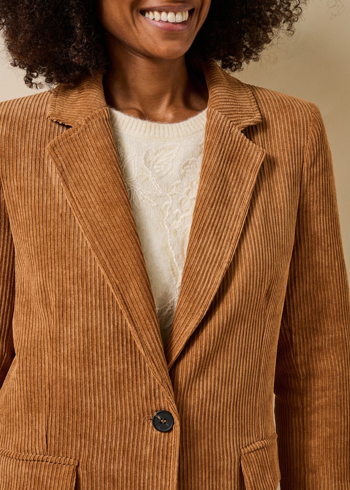 Chaqueta camel - Galina