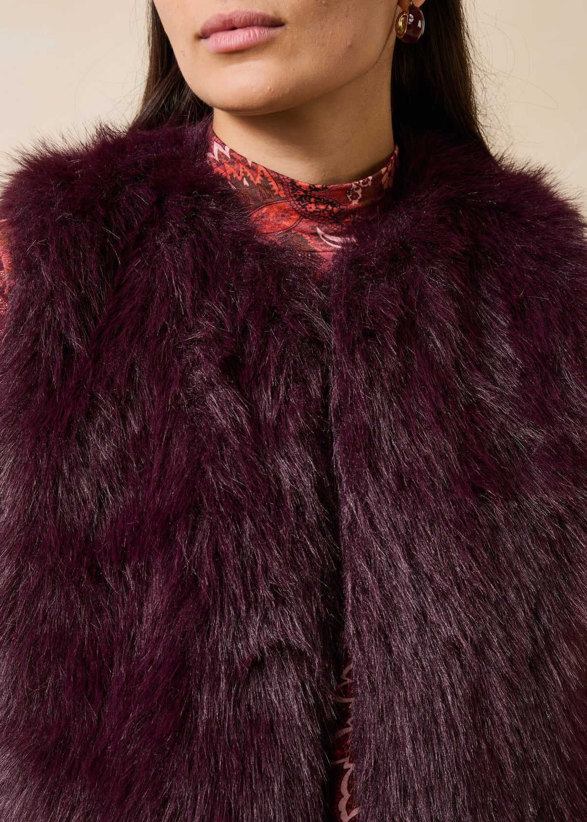 Veste aubergine - Zoani