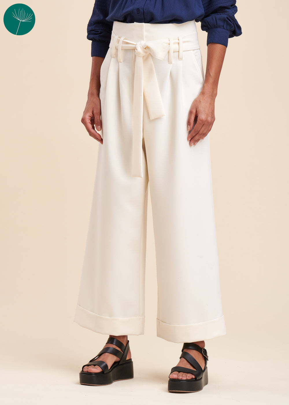 Pantalon large 7/8ème
