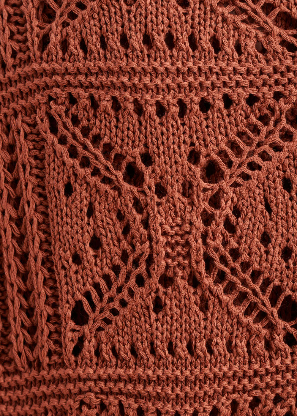 Gehäkelte Strickjacke