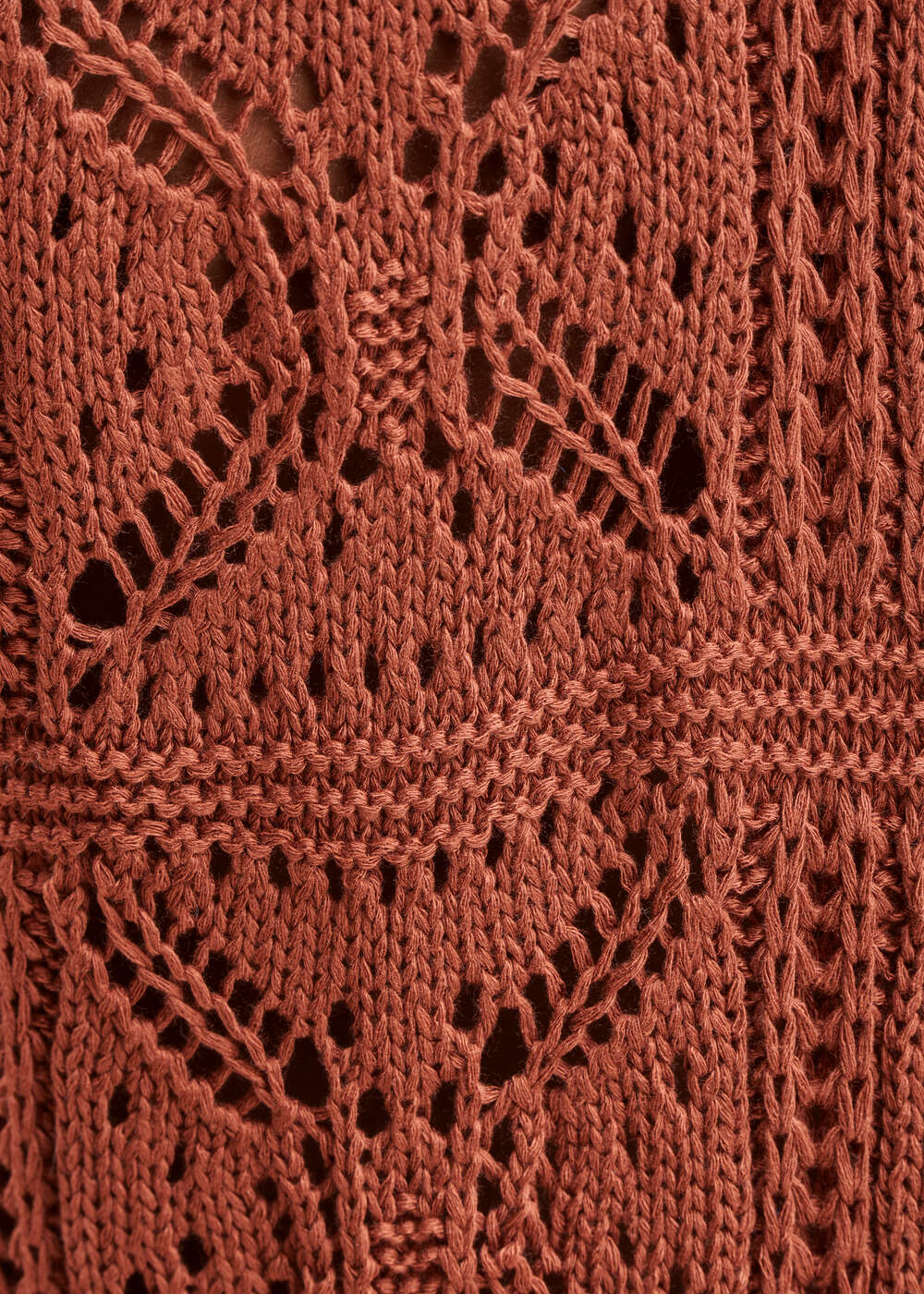 Crochet knit tank top
