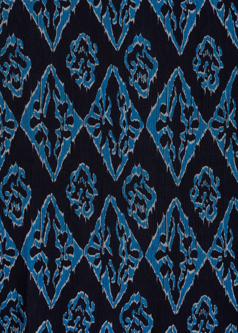 Long printed voile dress