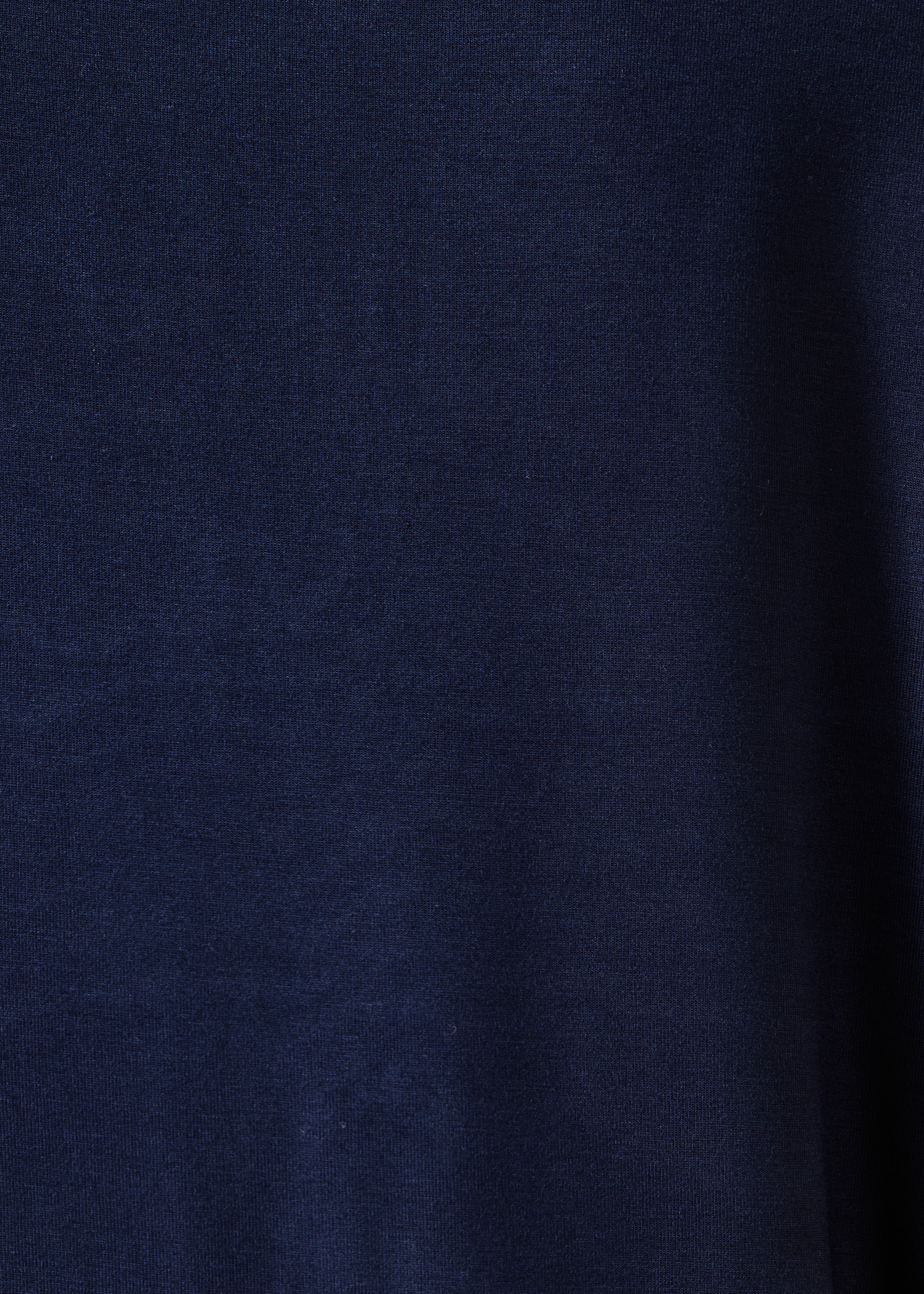 T-shirt blu navy maniche lunghe scollo a V