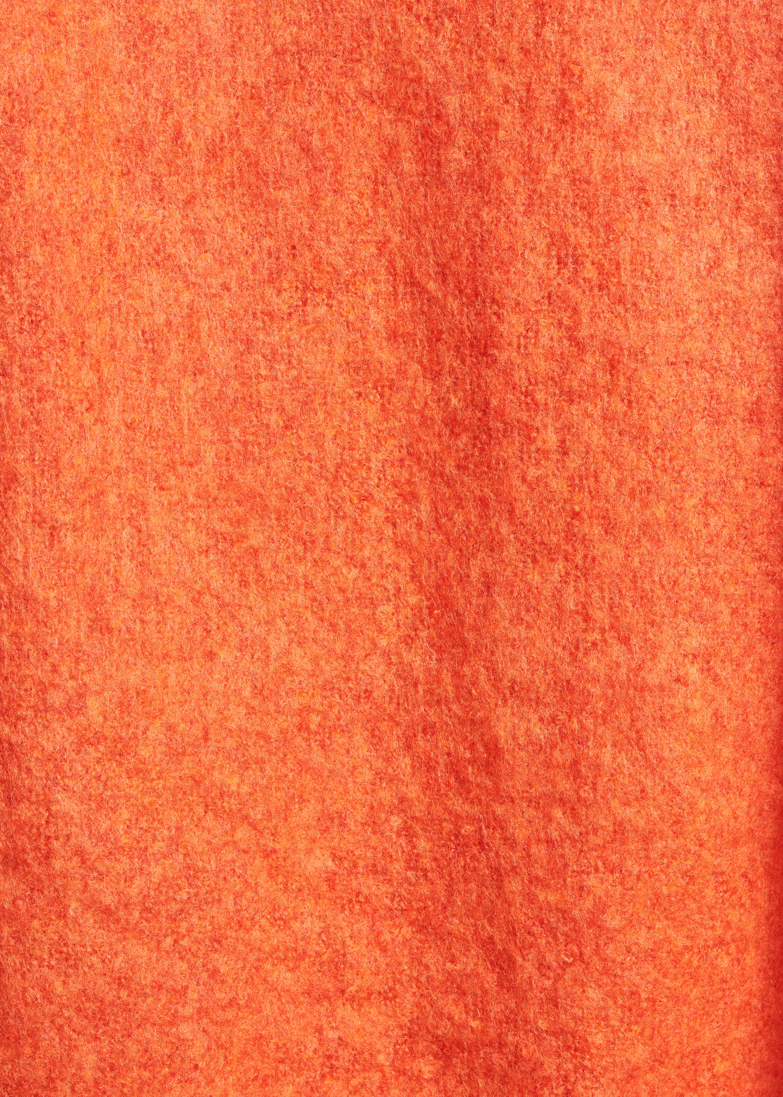 Plain orange scarf