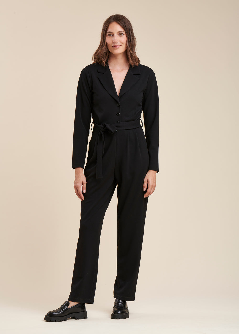 Jumpsuit met lange mouwen