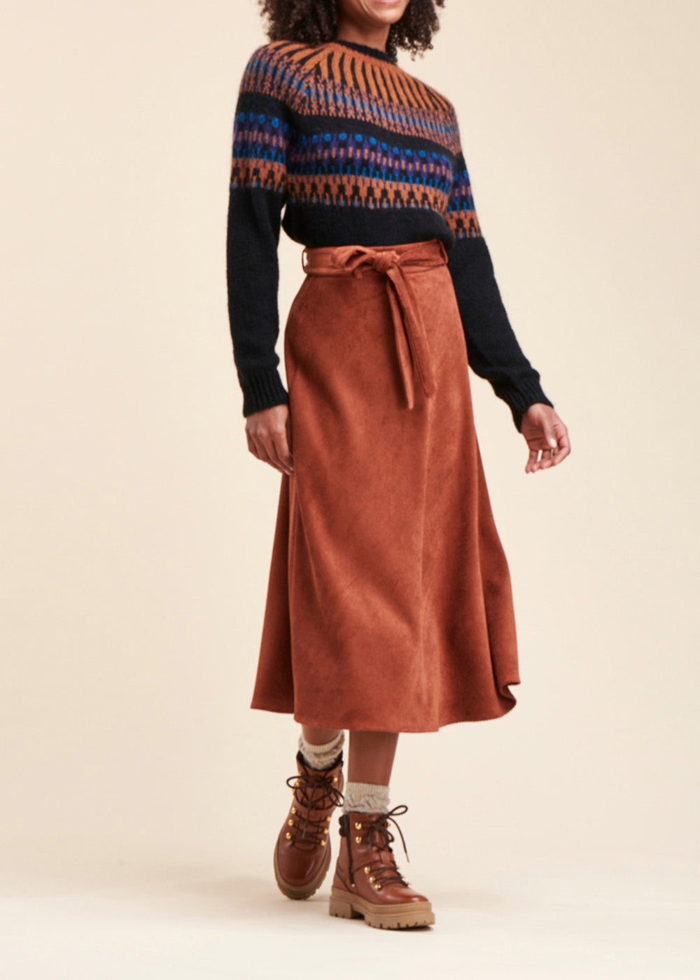 Corduroy skirt