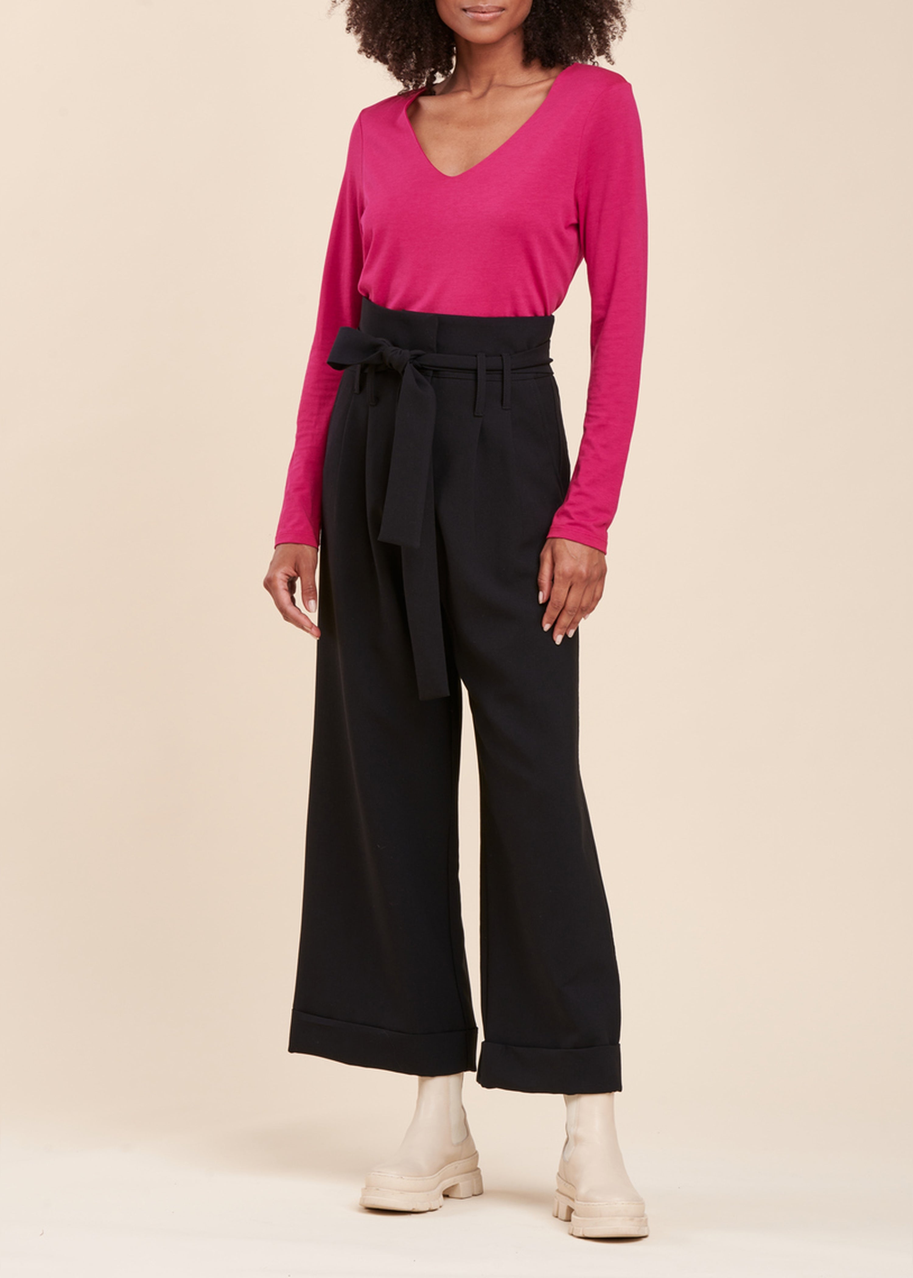 Tee-shirt basique encolure V