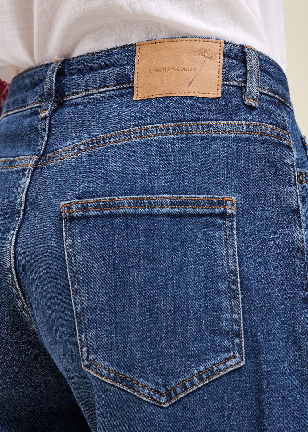 Gerade geschnittene Jeans aus Bio-Baumwolle