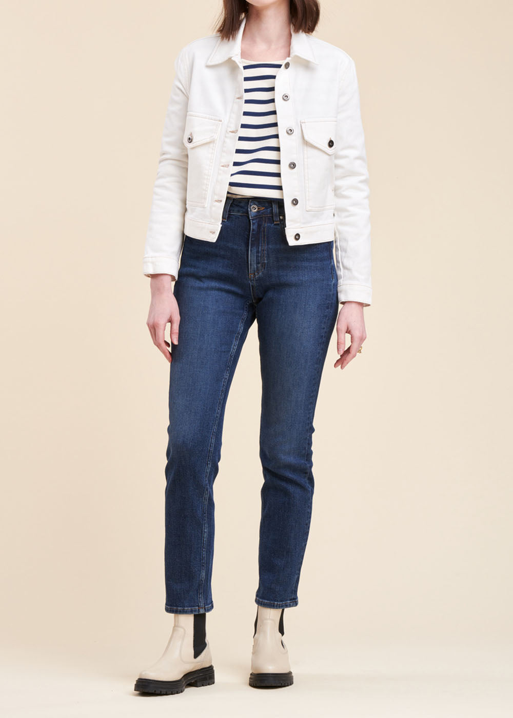 Organic cotton denim jacket