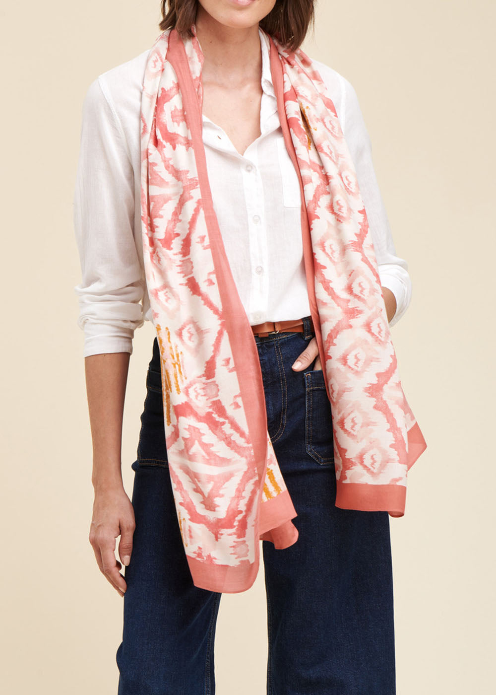 Bedrucktes Kopftuch aus Viskose