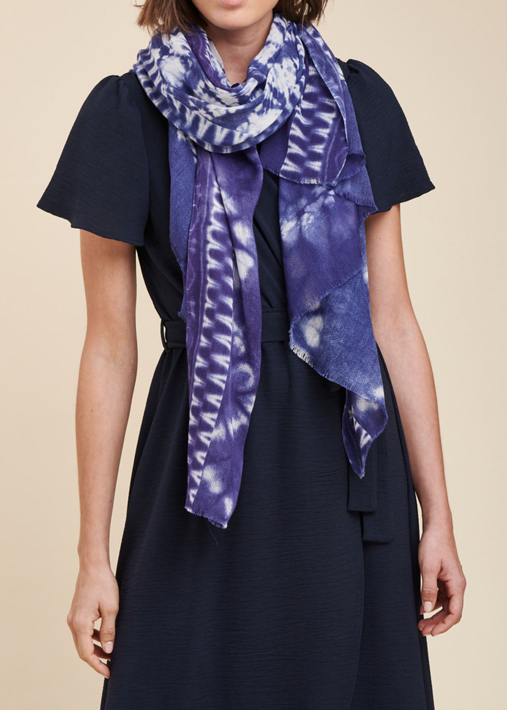 Foulard binden und färben en coton