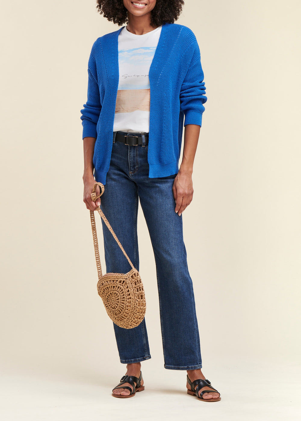 Weste mit Perlenrippen