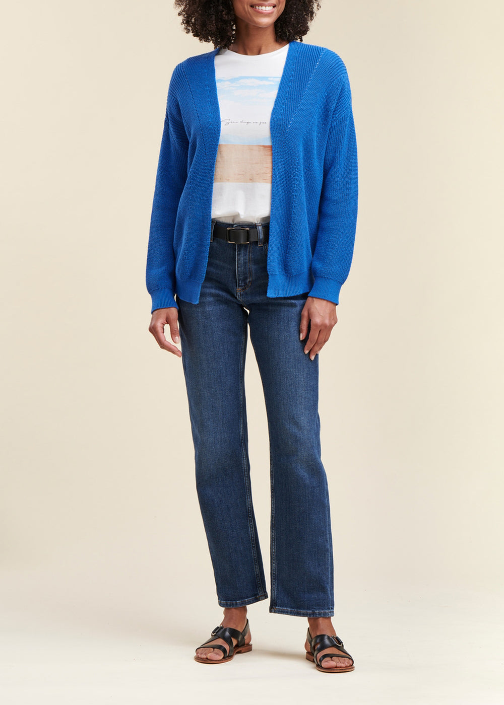 Weste mit Perlenrippen