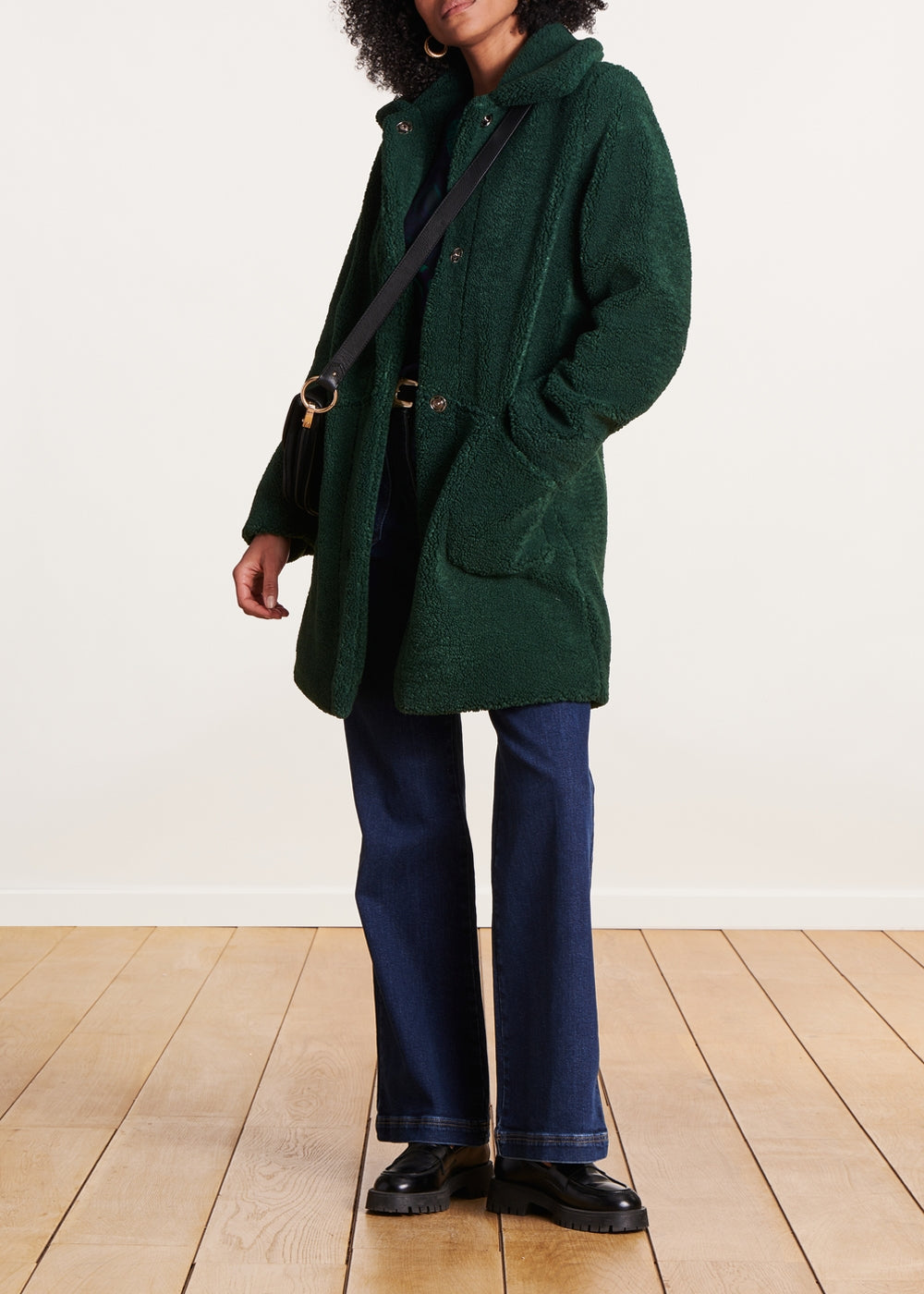 Cappotto 3/4 verde