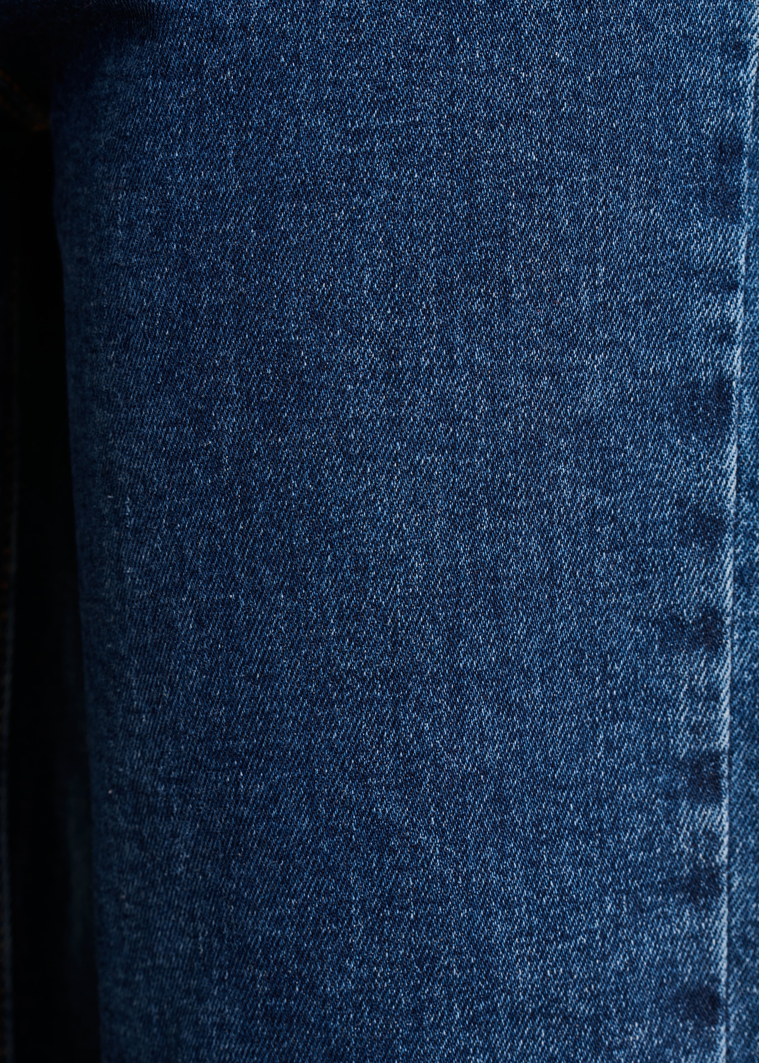 High-rise bootcut jeans in organic cotton