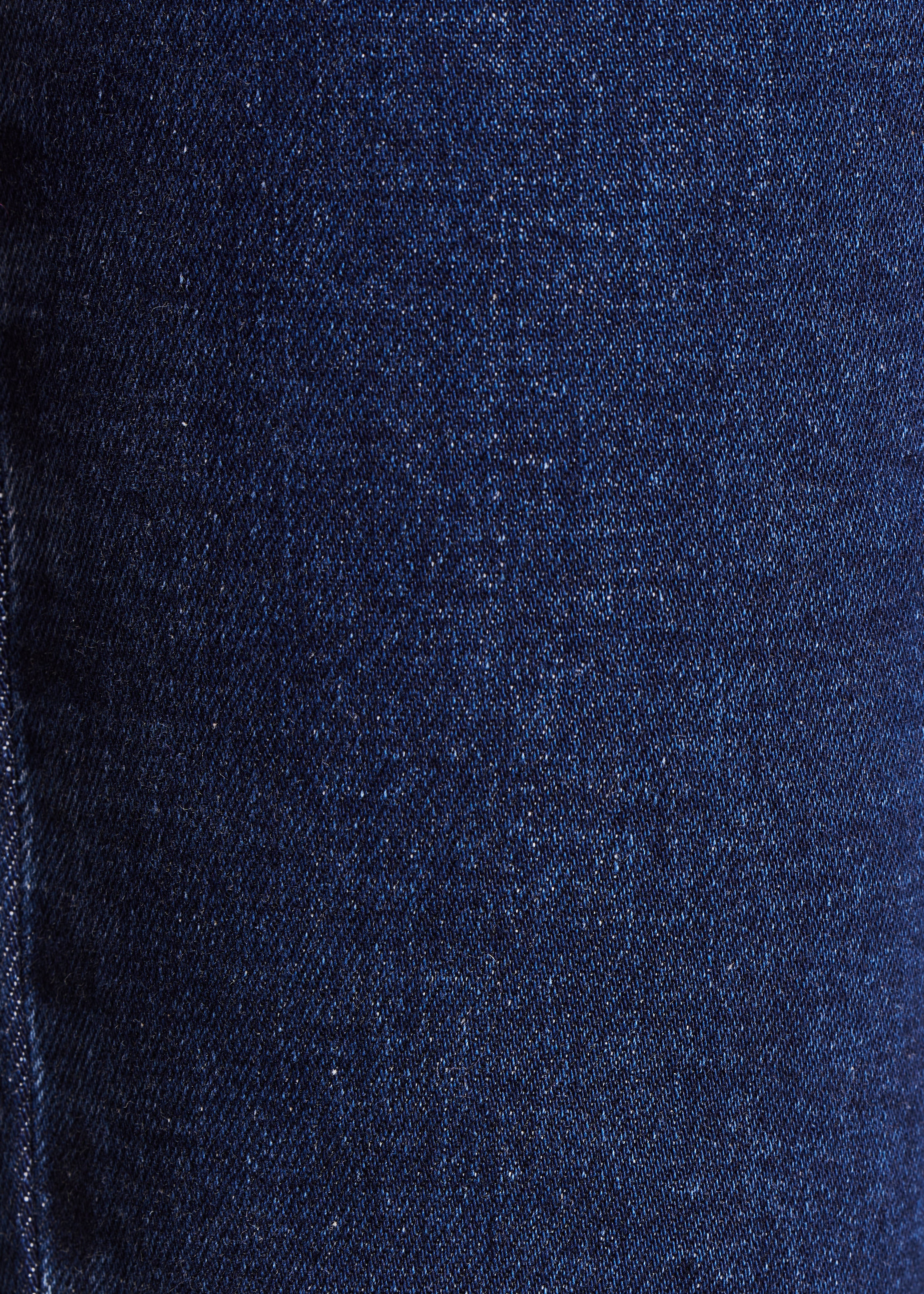 Raw cropped jeans in organic cotton