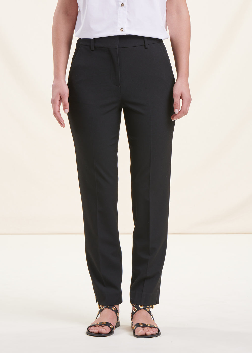 Black 7/8th cigarette pants