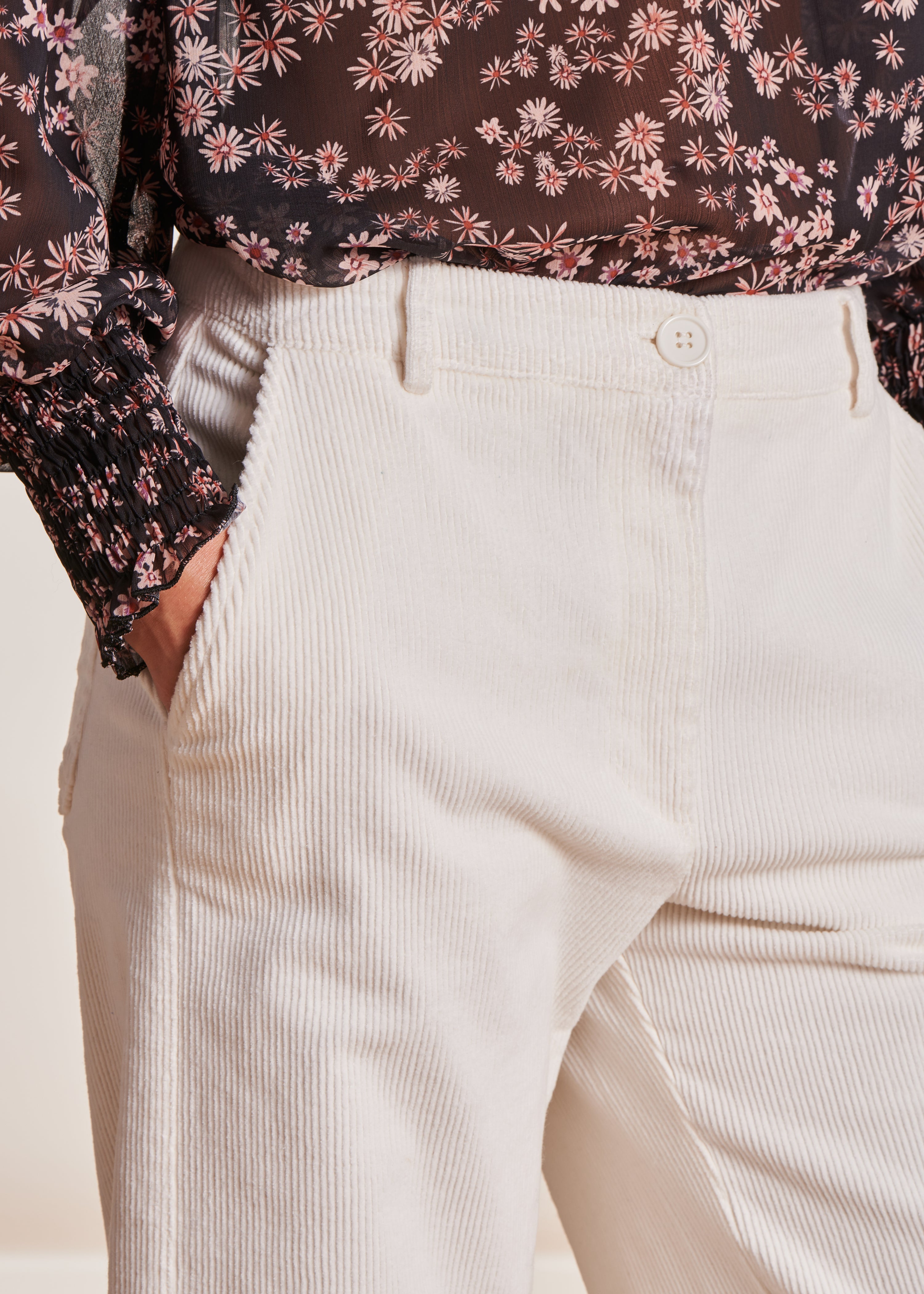 Alfred Dunner Pantalon court en velours côtelé pour femme Alfred Dunner Pantalon court en velours côtelé pour femme