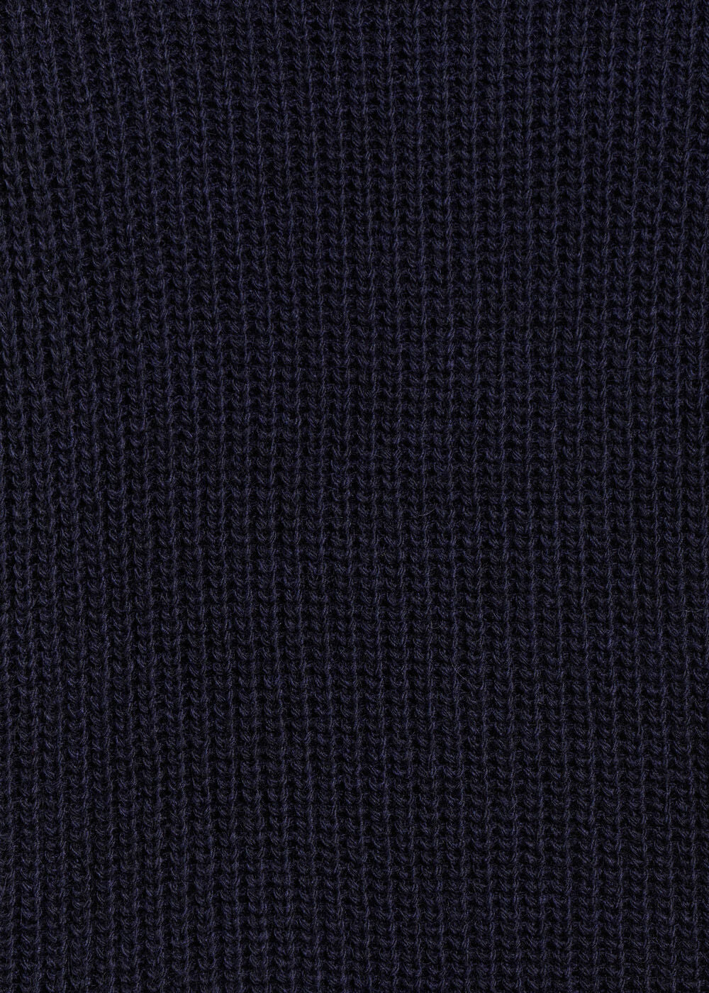 Marineblauer Pullover mit rundem Halsausschnitt